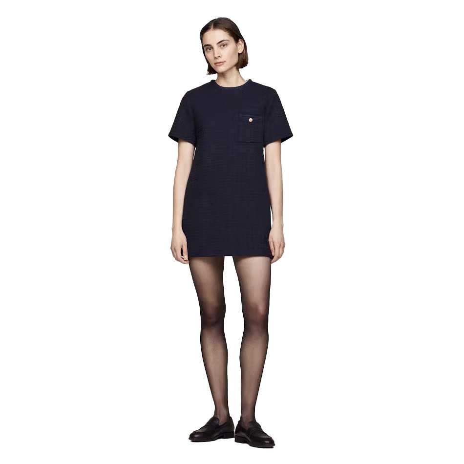 Tommy Hilfiger Tweed Co Mix Short Shift Dress